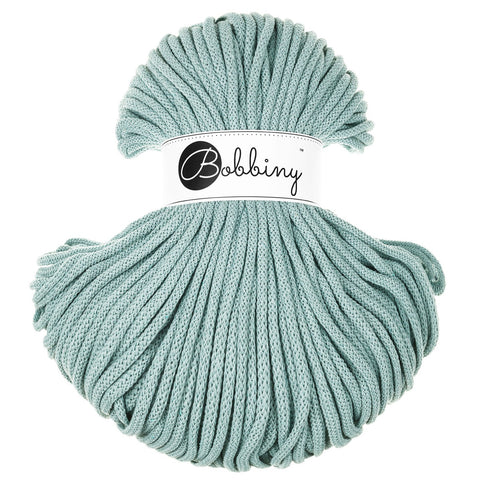 5mm Bobbiny Premium Kordel, Baumwolle - 100m - Duck Egg Blue