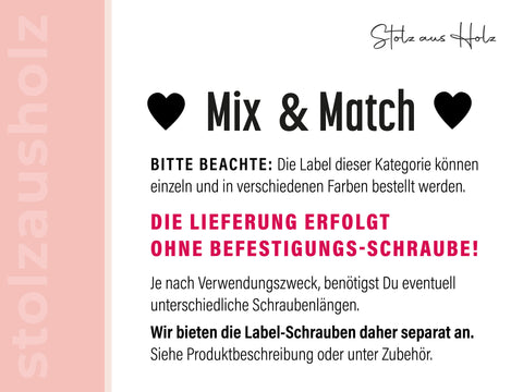 Kunstleder Label "Handgemacht" für Häkelkörbe etc. - 90x15 mm - CS0026