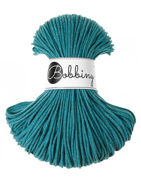 3mm Bobbiny Junior Kordel, Baumwolle - 100m - verschiedene Farben