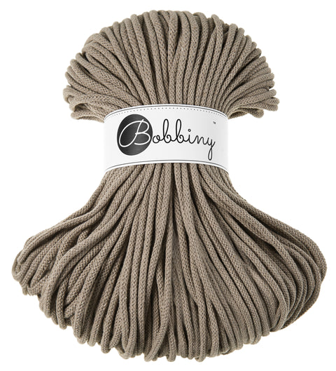 5MM Premium Flechtkordel Bobbiny 100 M - Coffee