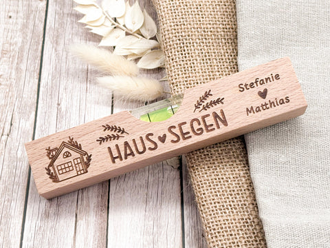 Mini Wasserwaagen mit Gravur – personalisierte Geschenkideen aus Holz