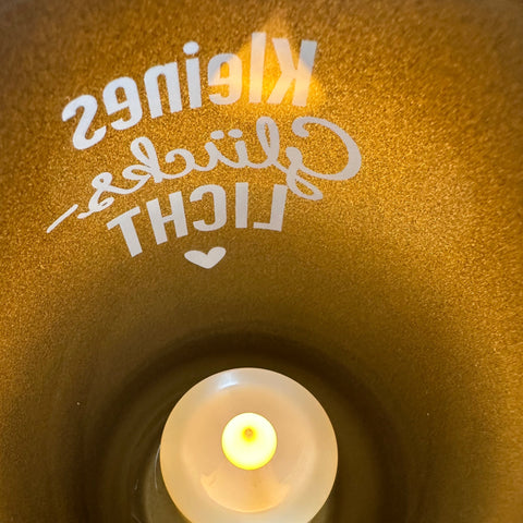 Windlicht "Kleines Glückslicht"