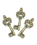 Anhänger "Schlüssel" - 11 x 28 mm - Bronze
