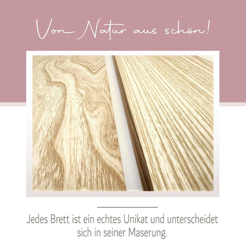 Hochzeitsgeschenk personalisiert mit Namen und Datum - Servierbrett