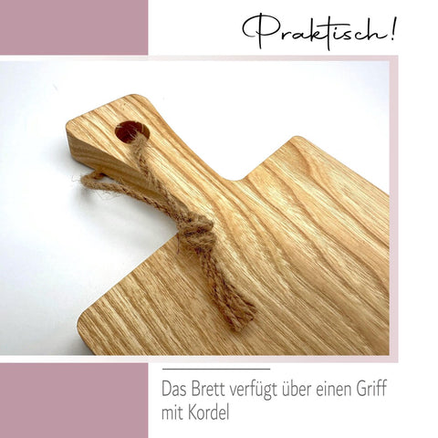 Hochzeitsgeschenk personalisiert mit Namen und Datum - Servierbrett