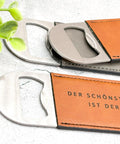 Flaschenöffner mit Gravur Name und Datum - Personalisiertes Hochzeitsgeschenk / Geschenk Verlobung / Jahrestag / Valentinstag