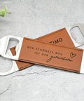 Flaschenöffner mit Gravur Name und Datum - Personalisiertes Hochzeitsgeschenk / Geschenk Verlobung / Jahrestag / Valentinstag