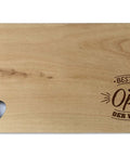 Frühstücksbrettchen mit Motiv Bester Opa der Welt und Herzausschnitt - Frühstücksbrett 22 x 12 cm - Stolz aus Holz